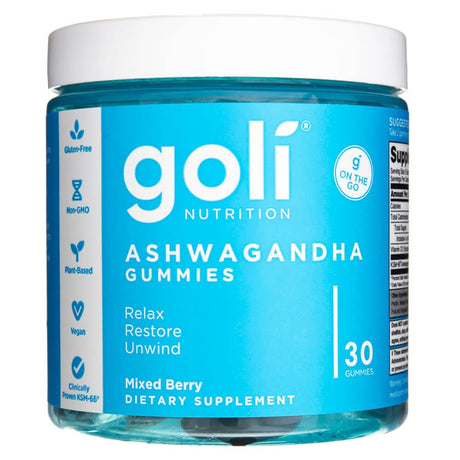 Goli Nutrition Ashwagandha Gummies - 30 Gummies