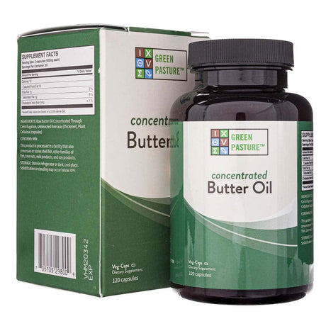 Green Pasture Concentrated Butter Oil - 120 Capsules