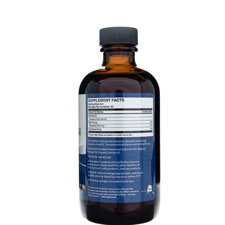 Green Pasture Fermented Cod Liver Oil, Orange - 176 ml