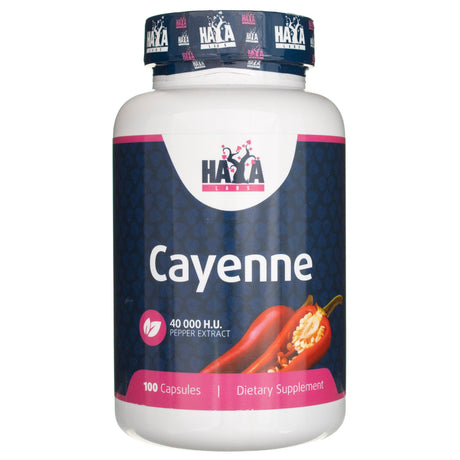 Haya Labs Cayenne Pepper Extract  - 100 Capsules