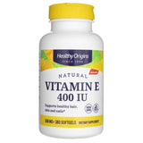 Healthy Origins Vitamin E 400 IU - 180 Softgels