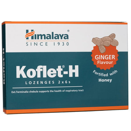 Himalaya Koflet-H Ginger - 12 Lozenges