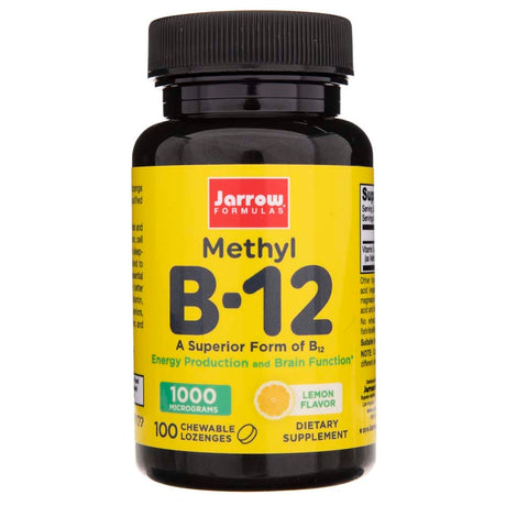 Jarrow Formulas Methyl B12 (Methylcobalamin) 1000 mcg - 100 Tablets