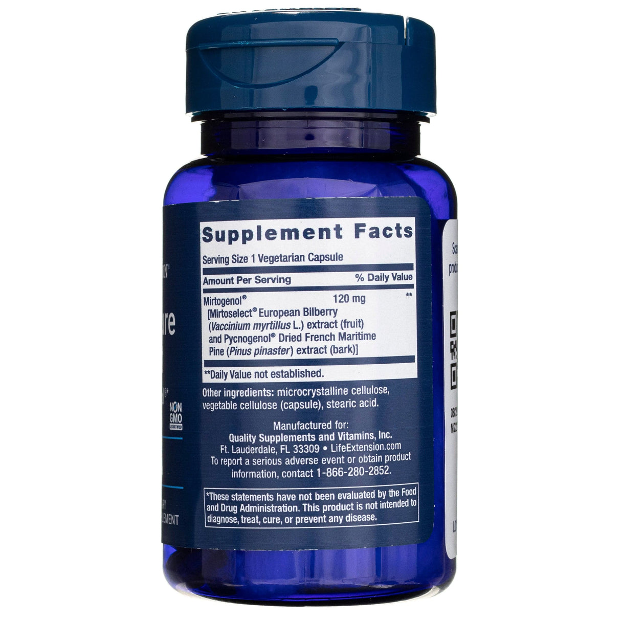 Life Extension Eye Pressure Support with Mirtogenol® - 30 Veg Capsules