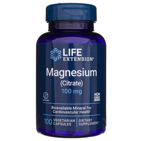 Life Extension Magnesium (Citrate) 100 mg - 100 Veg Capsules
