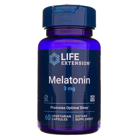 Life Extension Melatonin 3 mg - 60 Veg Capsules