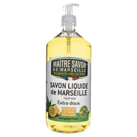 Maître Savon Lemon Verbena Liquid Marseille Soap - 1000 ml