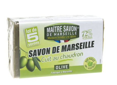 Maitre Savon Marseilles Soap Olive 5 x 100 g