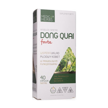 Medica Herbs Dong Quai Forte 560 mg - 40 Capsules