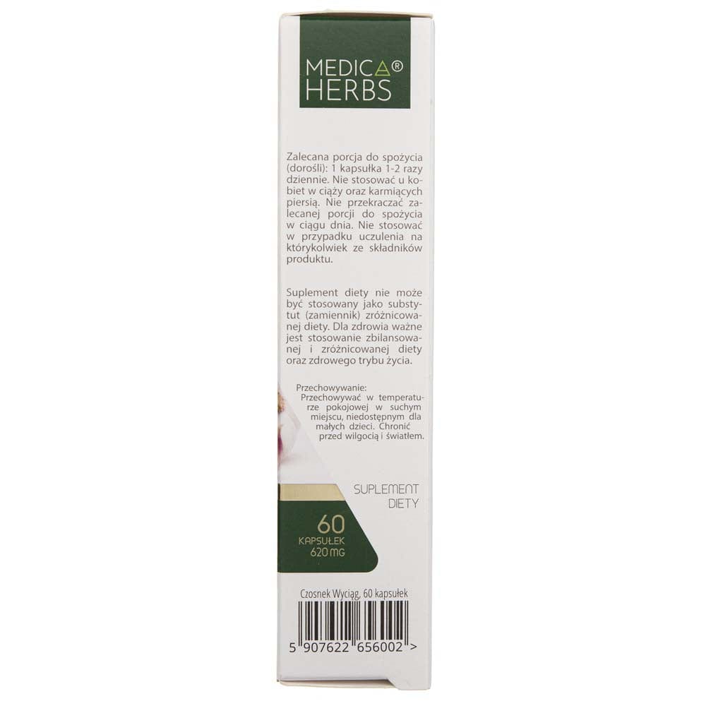 Medica Herbs Garlic 620 mg - 60 Capsules