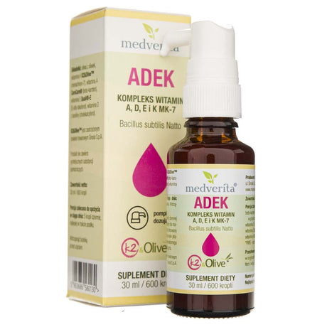 Medverita ADEK Complex of Vitamins A, D, E & K MK-7 - 30 ml