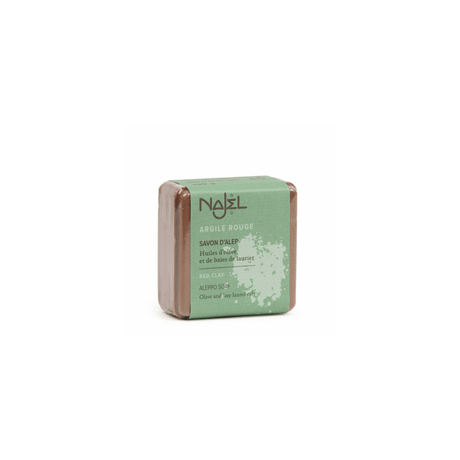 Najel Aleppo soap with red clay - 100 g