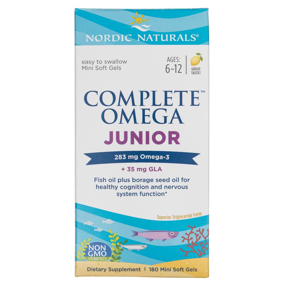 Nordic Naturals Complete Omega Junior Lemon  - 180 Softgels