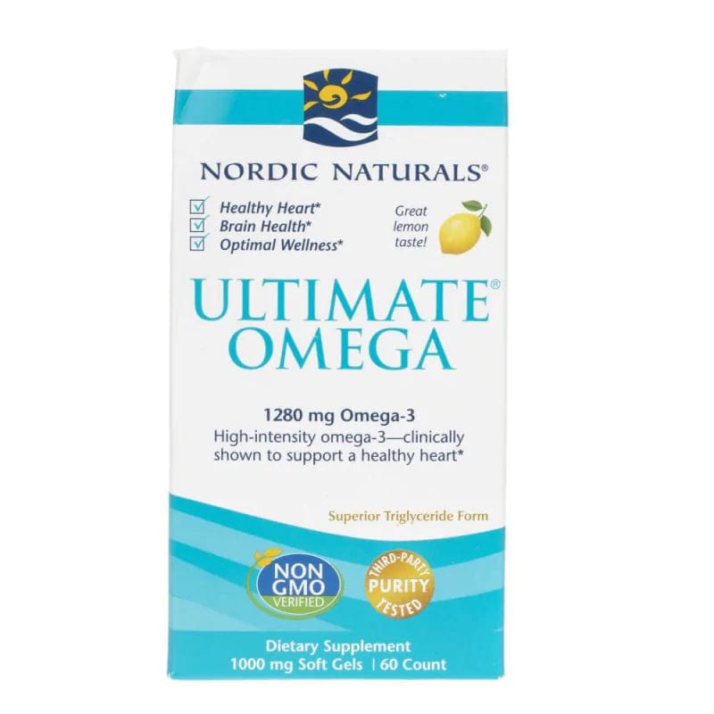 Nordic Naturals Ultimate Omega, lemon flavour - 60 Softgels