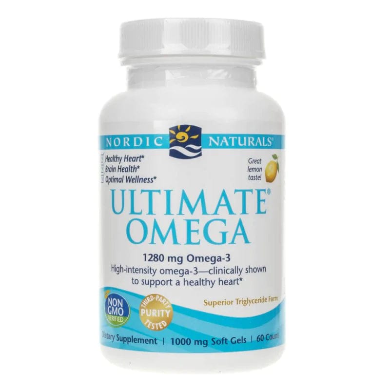 Nordic Naturals Ultimate Omega, lemon flavour - 60 Softgels