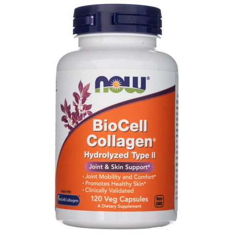 Now Foods BioCell Collagen® Hydrolyzed Type II - 120 Veg Capsules