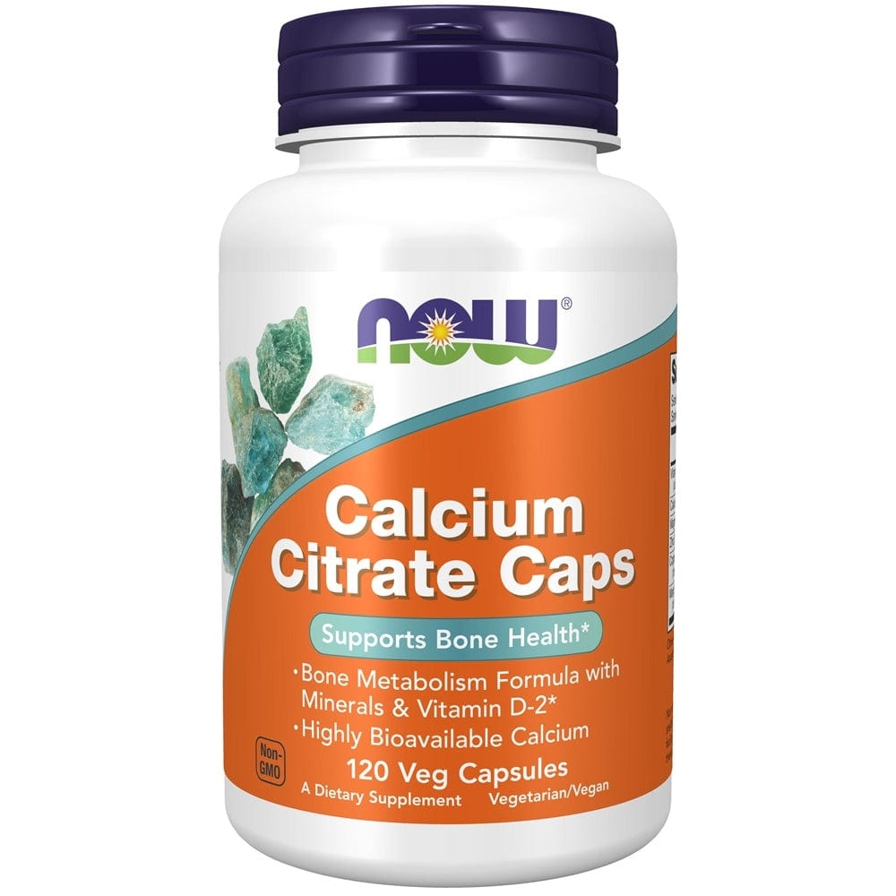 Now Foods Calcium Citrate Caps - 120 Veg Capsules
