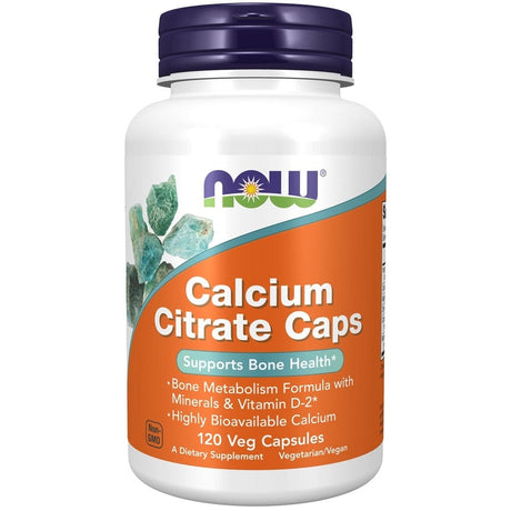 Now Foods Calcium Citrate Caps - 120 Veg Capsules
