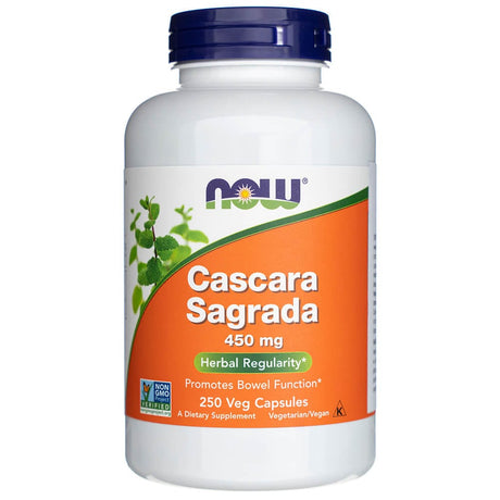 Now Foods Cascara Sagrada 450 mg - 250 Veg Capsules