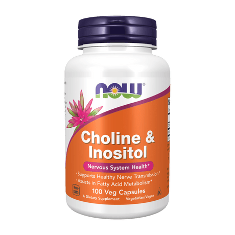 Now Foods Choline & Inositol - 100 Veg Capsules