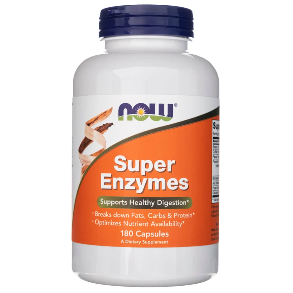 Now Foods Super Enzymes - 180 Capsules