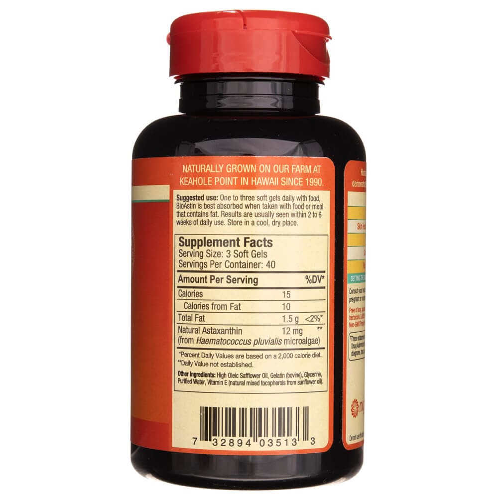 Nutrex Hawaii BioAstin Hawaiian Astaxanthin 4 mg - 120 Softgels