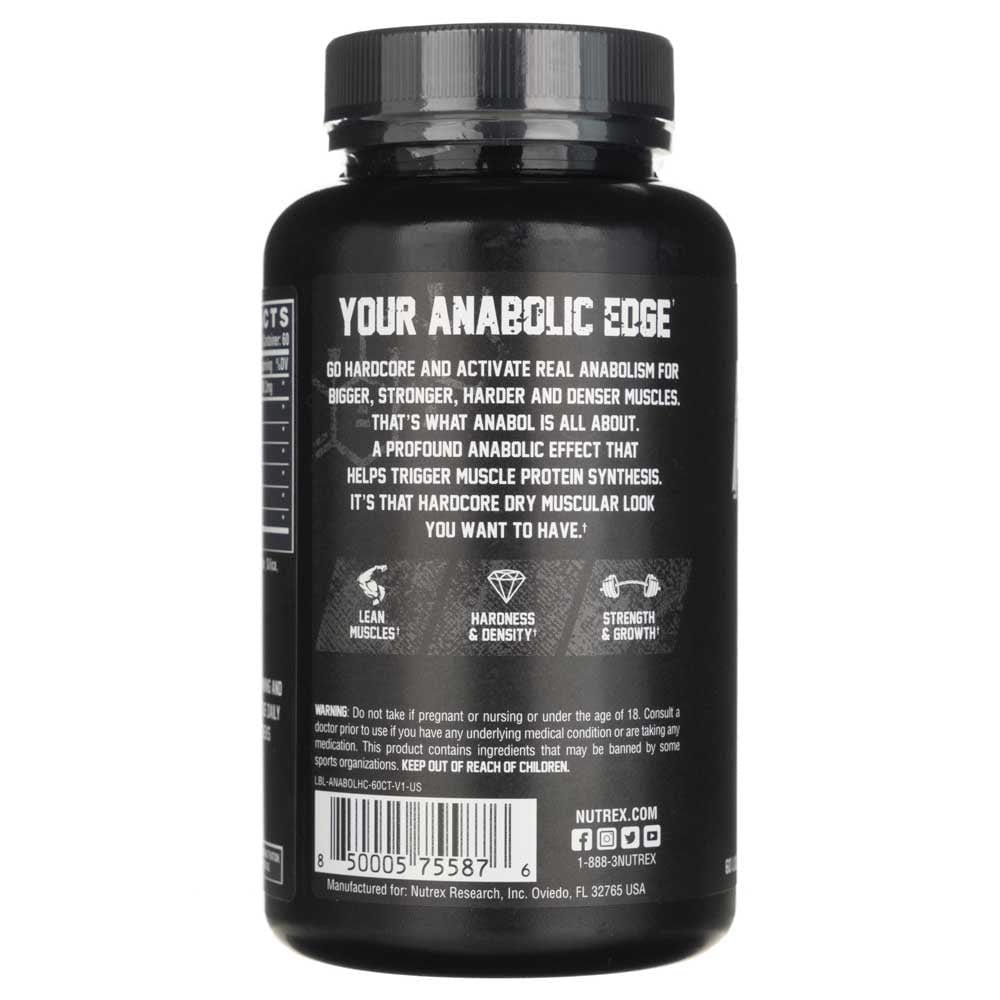 Nutrex Research Anabol Hardcore, Anabolic Activator - 60 Capsules