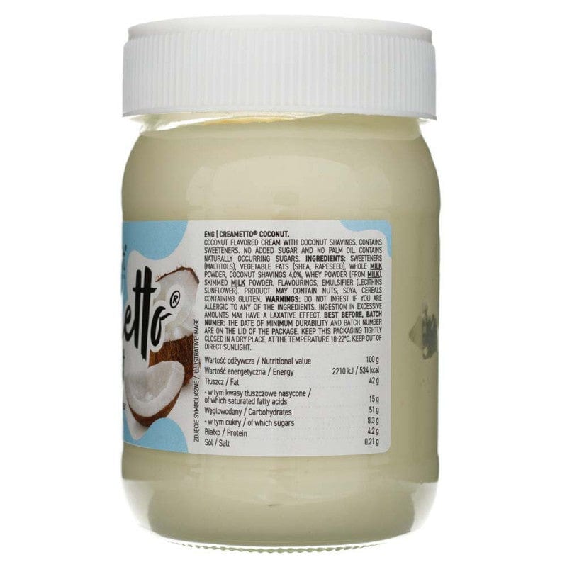 Ostrovit Creametto, Coconut with Shavings - 320 g