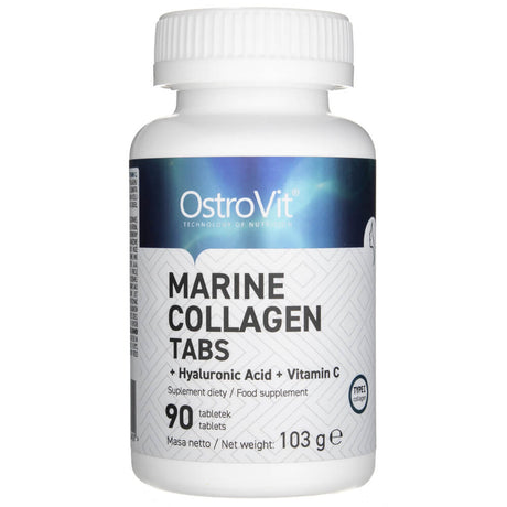 Ostrovit Marine Collagen + Hyaluronic Acid and Vitamin C - 90 Tablets
