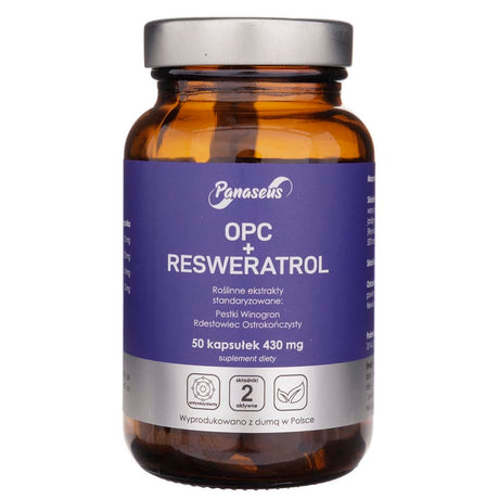Panaseus OPC resveratrol - 50 Capsules