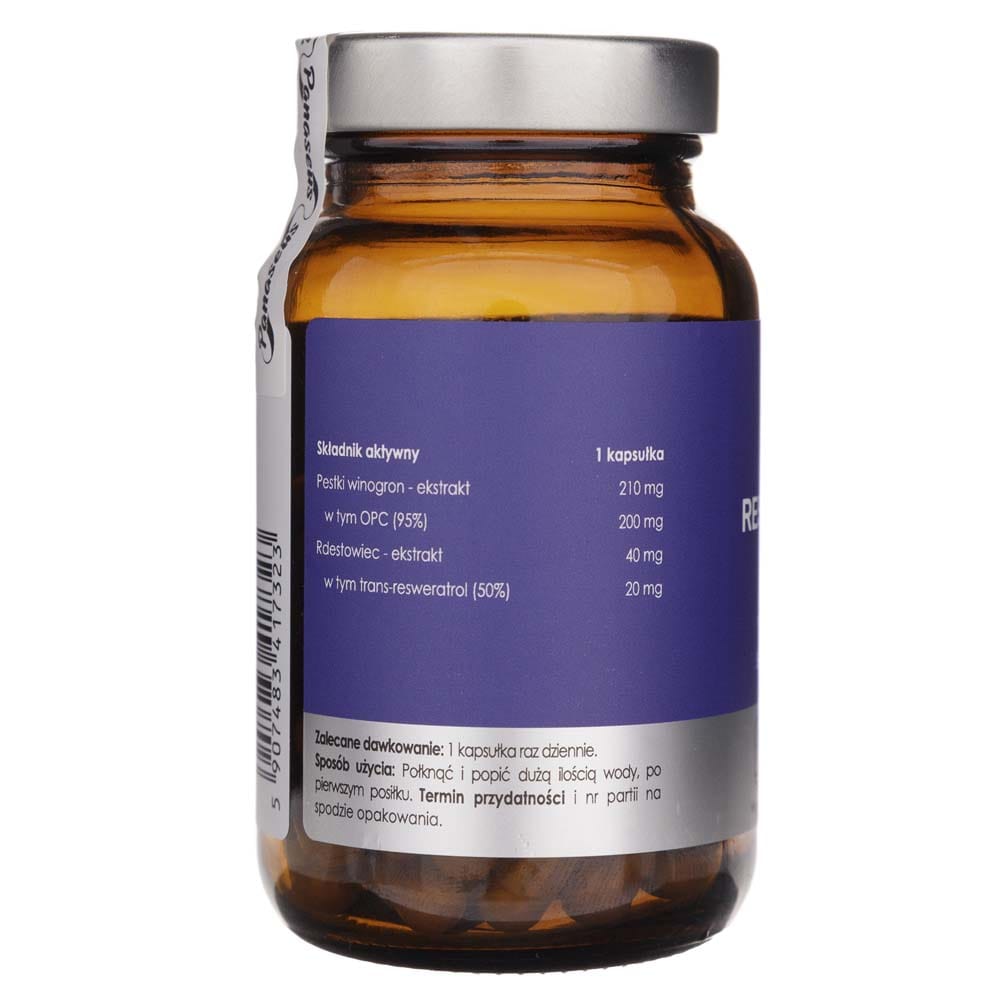 Panaseus OPC resveratrol - 50 Capsules