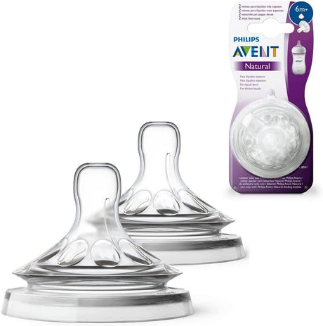 Philips Avent Natural Teat for Thicker Foods 6 m+ - 2 pcs.