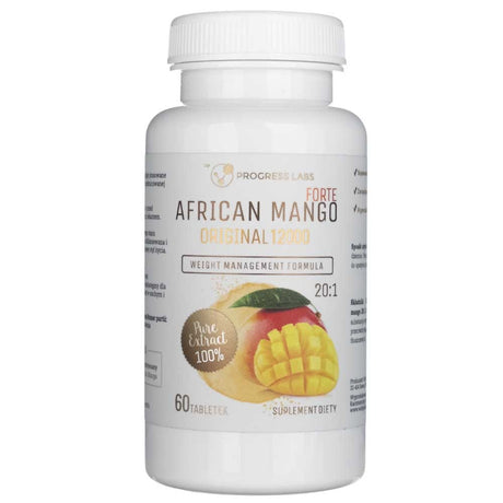 Progress Labs African Mango FORTE 20:1 6000 mg - 60 Tablets