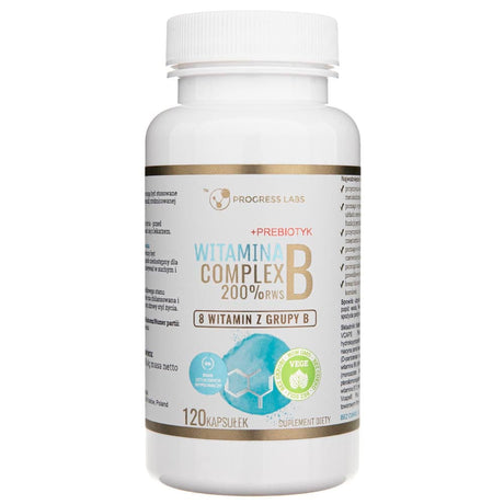 Progress Labs Vitamin B Complex 200% - 120 Capsules