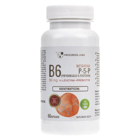 Progress Labs Vitamin B6 P-5-P 50 mg - 60 Capsules