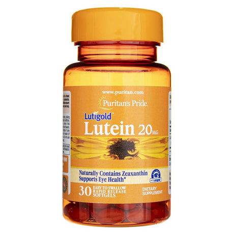 Puritan's Pride Lutein 20 mg with Zeaxanthin - 30 Capsules