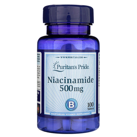 Puritan's Pride Niacinamide 500 mg - 100 Tablets