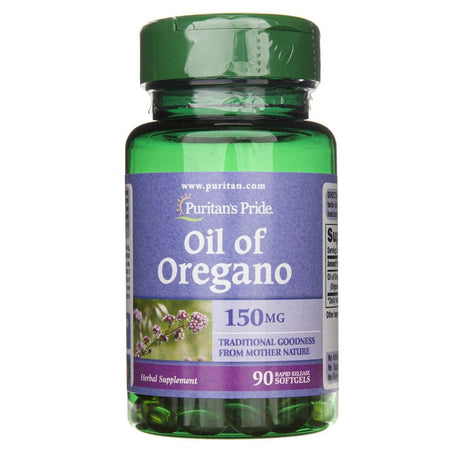 Puritan's Pride Oil of Oregano 150 mg - 90 Softgels