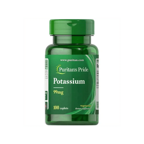 Puritan's Pride Potassium Gluconate 99 mg - 100 Tablets