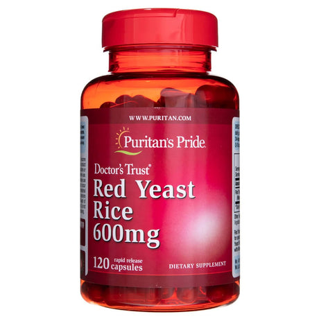 Puritan's Pride Red Yeast Rice 600 mg - 120 Capsules