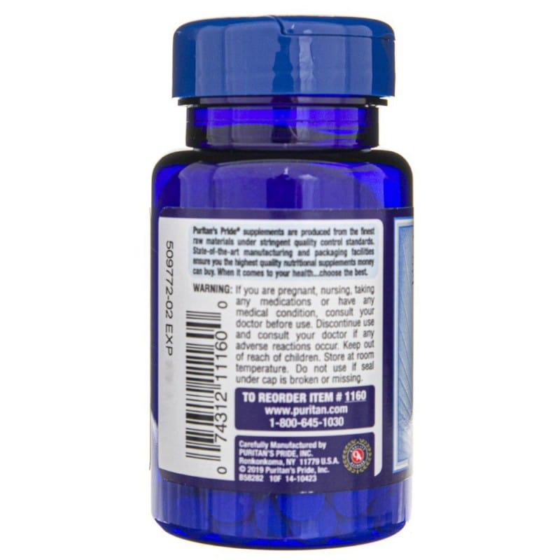 Puritan's Pride Vitamin B-6 (Pyridoxine Hydrochloride) 50 mg - 100 Tablets