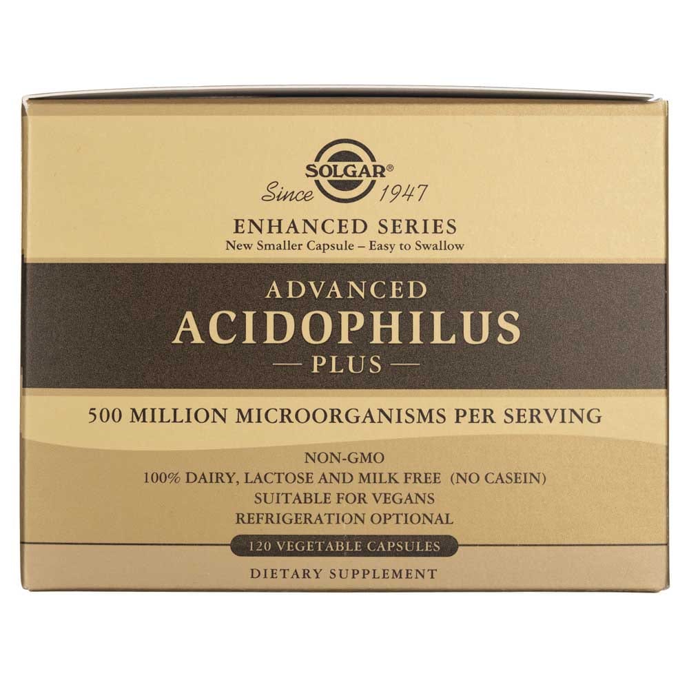 Solgar Advanced Acidophilus Plus - 120 Veg Capsules