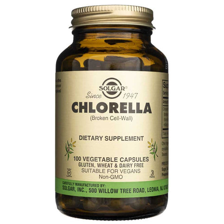 Solgar Chlorella 520 mg - 100 Veg Capsules