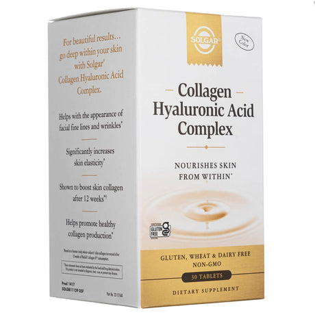 Solgar Collagen Hyaluronic Acid Complex - 30 Tablets