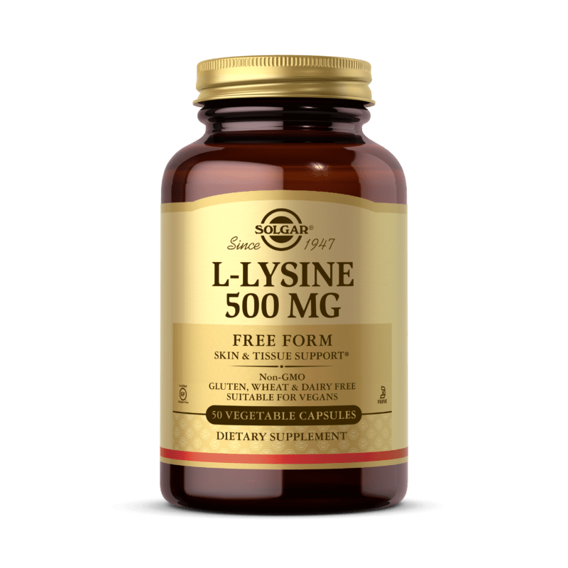 Solgar L-Lysine 500 mg - 50 Veg Capsules