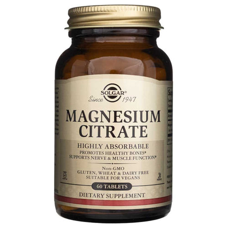 Solgar Magnesium Citrate - 60 Tablets