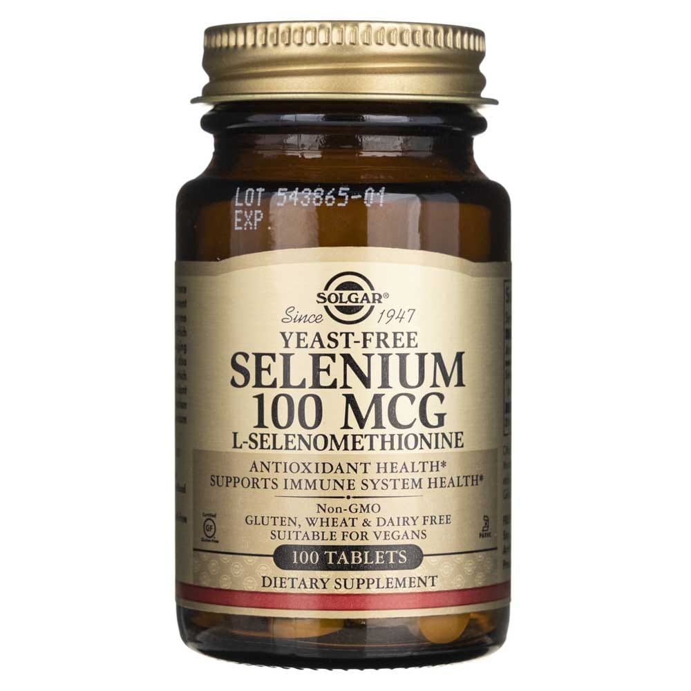 Solgar Selenium Yeast-Free 100 mcg - 100 Tablets