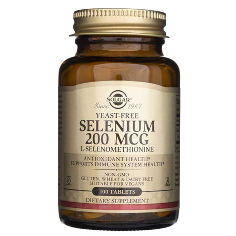 Solgar Selenium Yeast-Free 200 mcg - 100 Tablets