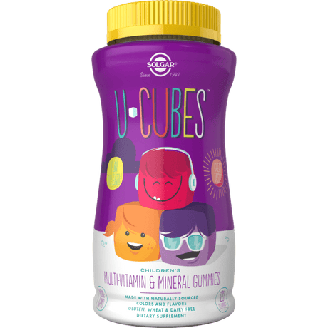 Solgar U-Cubes Children's Multi-Vitamin and Mineral 500 mg - 120 Gummies