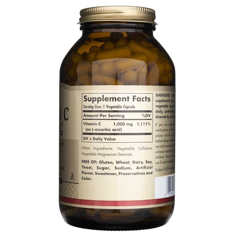 Solgar Vitamin C 1000 mg - 250 Veg Capsules